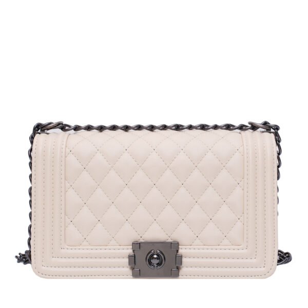 New Style Messenger Bag, Shoulder Bag, Women'S New Style Pu Embroidered Thread Small Square Bag