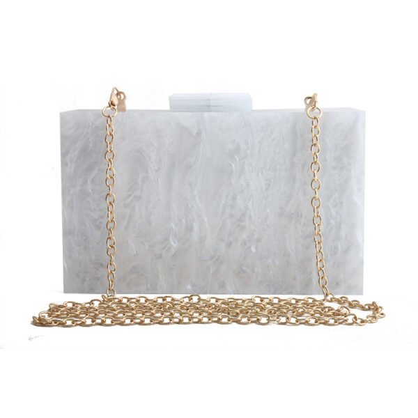 Women Handbags Marble Pattern Acrylic Bag Luxury Handbags Women Bags